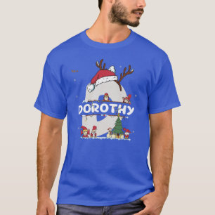 Dorothy Kerstmis met Dorothy Name voor grappige fe T-shirt