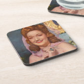 Dorothy Lamour 1940s ster van de 'Road' afbeelding Drankjes Onderzetter (Linkerzijde)