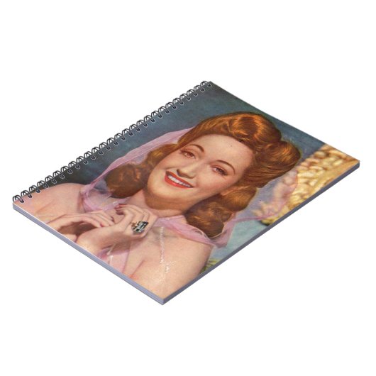 Dorothy Lamour 1940s ster van de 'Road' afbeelding Notitieboek (Linkerzijde)
