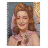 Dorothy Lamour 1940s ster van de 'Road' afbeelding Notitieboek (Voorkant)