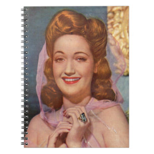 Dorothy Lamour 1940s ster van de 'Road' afbeelding Notitieboek