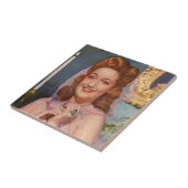 Dorothy Lamour 1940s ster van de 'Road' afbeelding Tegeltje (Zijkant)
