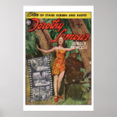 Dorothy Lamour Oerwoud Princess Poster (Voorkant)