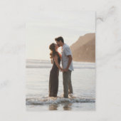 Dorothy Lila Elegant Wedding Informatiekaartje (Achterkant)