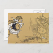 Dorothy melting Wied Witch West, Tovenaar van Oz Briefkaart (Voorkant / Achterkant)