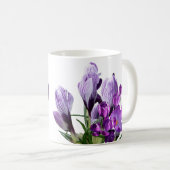 Dorothy naam paarse bloemen hot boho Koffiemok (Voorkant rechts)