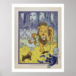 Dorothy ontmoet het Poster van de Koerdische Lion