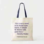 Dorothy Parker Book Bag Tote Bag (Voorkant)