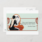 Dorothy Parker Quote Briefkaart (Voorkant / Achterkant)