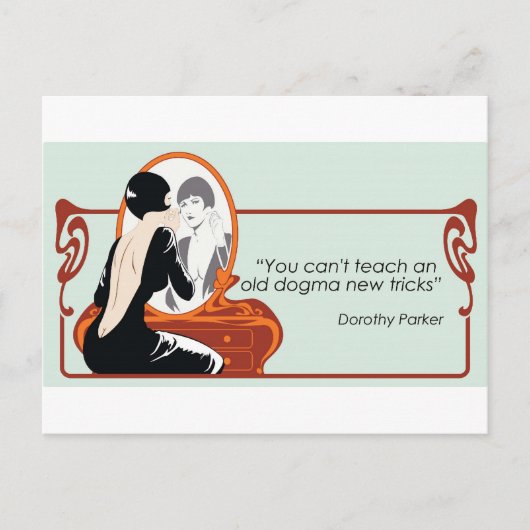 Dorothy Parker Quote Briefkaart (Voorkant)
