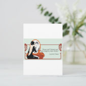 Dorothy Parker Quote Briefkaart (Staand voorkant)