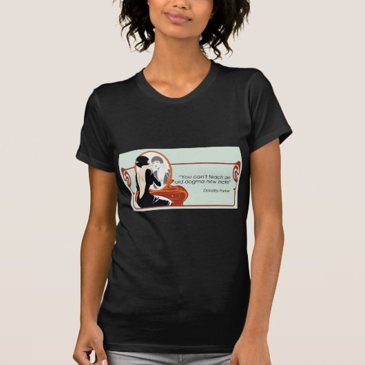 Dorothy Parker Quote T-shirt (Voorkant)