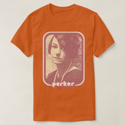 Dorothy Parker Retro Fan Art Design T-shirt (Design voorkant)