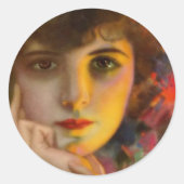 Dorothy Phillips Ronde Sticker (Voorkant)