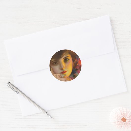 Dorothy Phillips Ronde Sticker (Envelop)