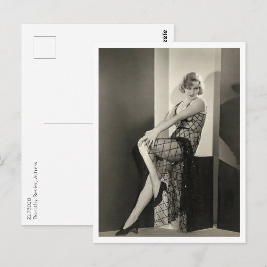 Dorothy Revier, Actress Briefkaart (Voorkant / Achterkant)