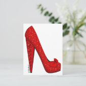 Dorothy Ruby Pump Briefkaart (Staand voorkant)