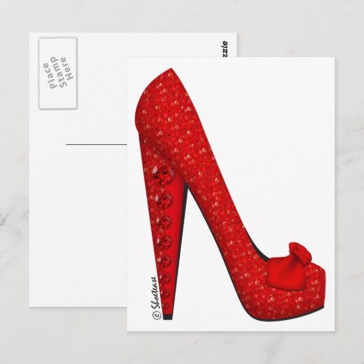 Dorothy Ruby Pump Briefkaart (Voorkant / Achterkant)