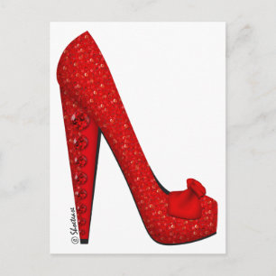 Dorothy Ruby Pump Briefkaart