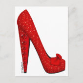 Dorothy Ruby Pump Briefkaart (Voorkant)