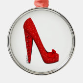 Dorothy Ruby Pump Holiday Ornament (Voorkant)