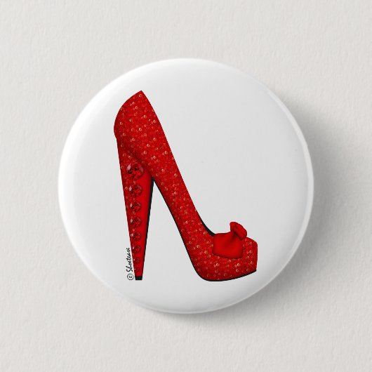 Dorothy Ruby Pump Ronde Button 5,7 Cm (Voorkant)