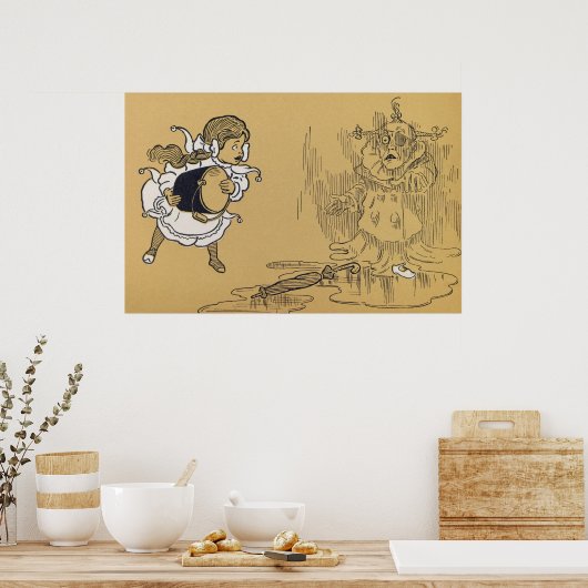 Dorothy smelt de witte heks poster (Keuken)