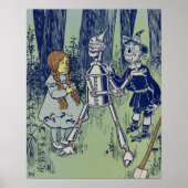  Dorothy, Tinman en Scarecrow Poster (Voorkant)