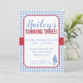 Dorothy Wizard of Oz Birthday Uitnodiging (Staand voorkant)