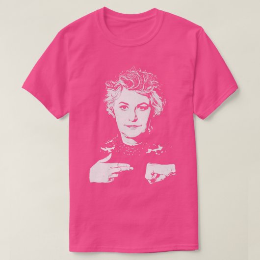 Dorothy Zbornak runt de juwels Bea Arthur Tribute T-shirt (Design voorkant)