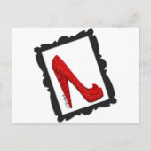 Dorothy's Framed Ruby Red Heels Briefkaart (Voorkant)