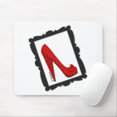 Dorothy's Framed Ruby Red Heels Muismat (Met muis)