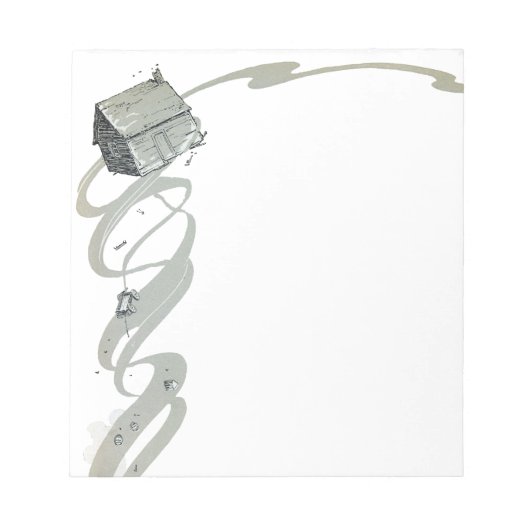 Dorothy's House - De Cyclone Notitieblok (Voorkant)