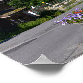 dorp Argentiere in Frankrijk Poster (Hoek)