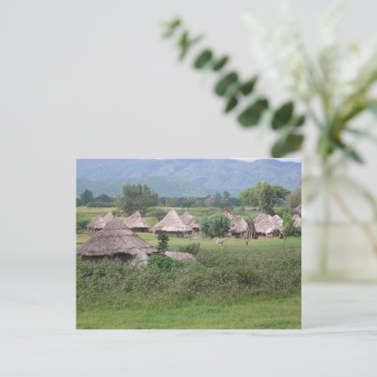 dorp briefkaart (Staand voorkant)