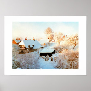 dorp Childrey, Oxfordshire Poster