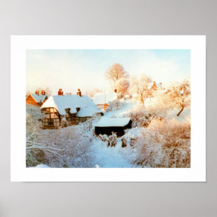 dorp Childrey, Oxfordshire Poster