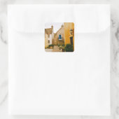 Dorp Culross, Fife, Schotland Vierkante Sticker (Tas)