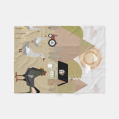 dorp fleece deken (Voorkant (Horizontaal))