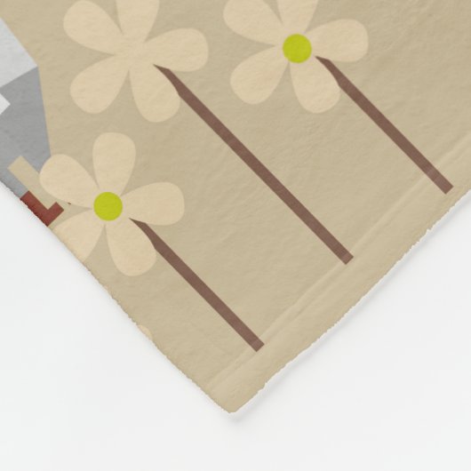 dorp fleece deken (Hoek)