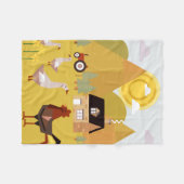 dorp fleece deken (Voorkant (Horizontaal))