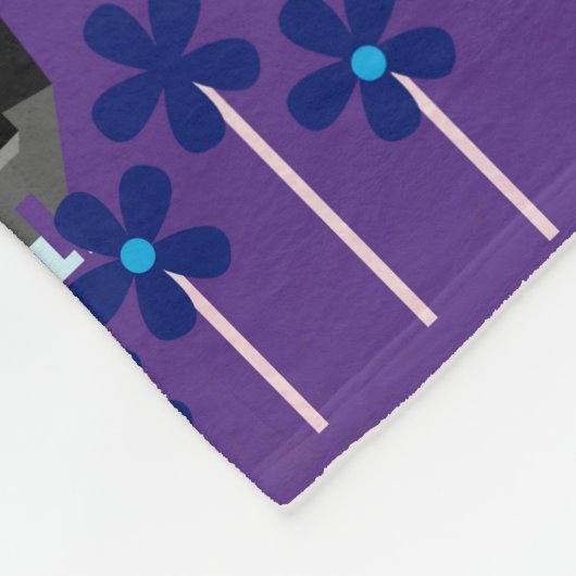 dorp fleece deken (Hoek)