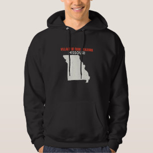 Dorp Four Seasons Missouri USA Staat Amerika Hoodie