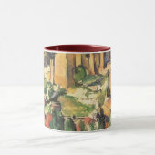 Dorp Gardanne van Paul Cezanne, Vintage Kunst Mok (Midden)