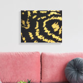 Dorp Goud Canvas Afdruk (Insitu (Woonkamer))