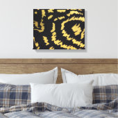 Dorp Goud Canvas Afdruk (Insitu (Slaapkamer))