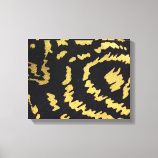 Dorp Goud Canvas Afdruk (Voorkant)