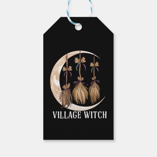 Dorp Heks Gothic Occult Wicca Heidens Natuur Cadeaulabel (Achterkant)