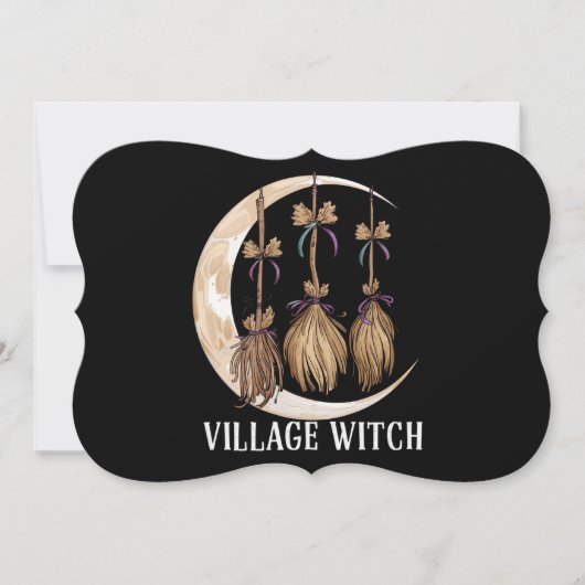 Dorp Heks Gothic Occult Wicca Heidens Natuur Kaart (Voorkant)