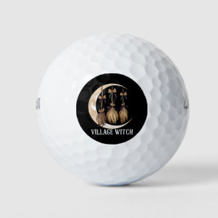 Dorp Heks Gothic Occult Wicca Heidense Natuur Golfballen